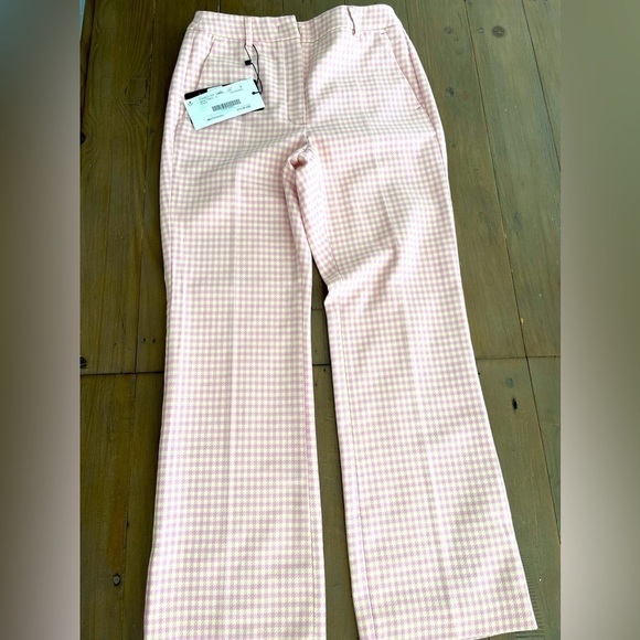 NWT Weekend Max Mara houndstooth tailored trouser pants - Picture 2 of 7